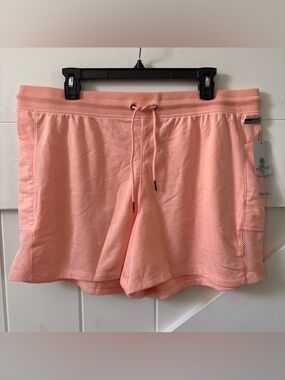 Nine West Active Women's Shorts Size 2X Soft Breathable Comfort Mesh Detail